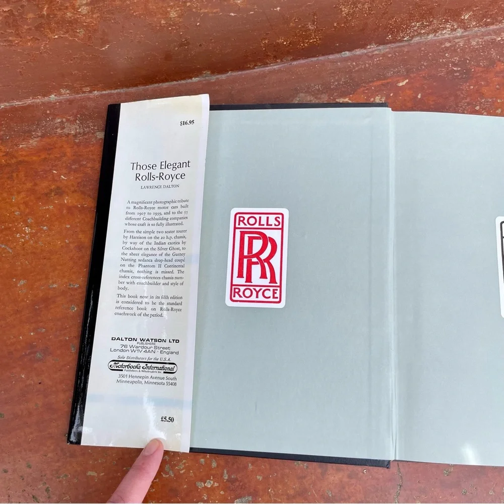 VINTAGE BOOK: Those Elegant Rolls-Royce 1973 Printing Hardcover - Picture 5 of 11